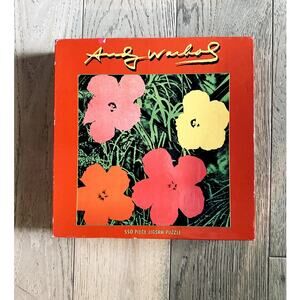Vintage Andy Warhol Flowers 1968 Puzzle 550 Pieces Games Entertainment